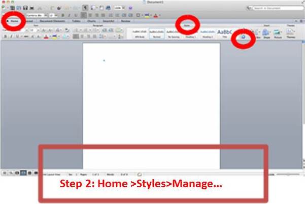 where is the create button in word for mac 2011